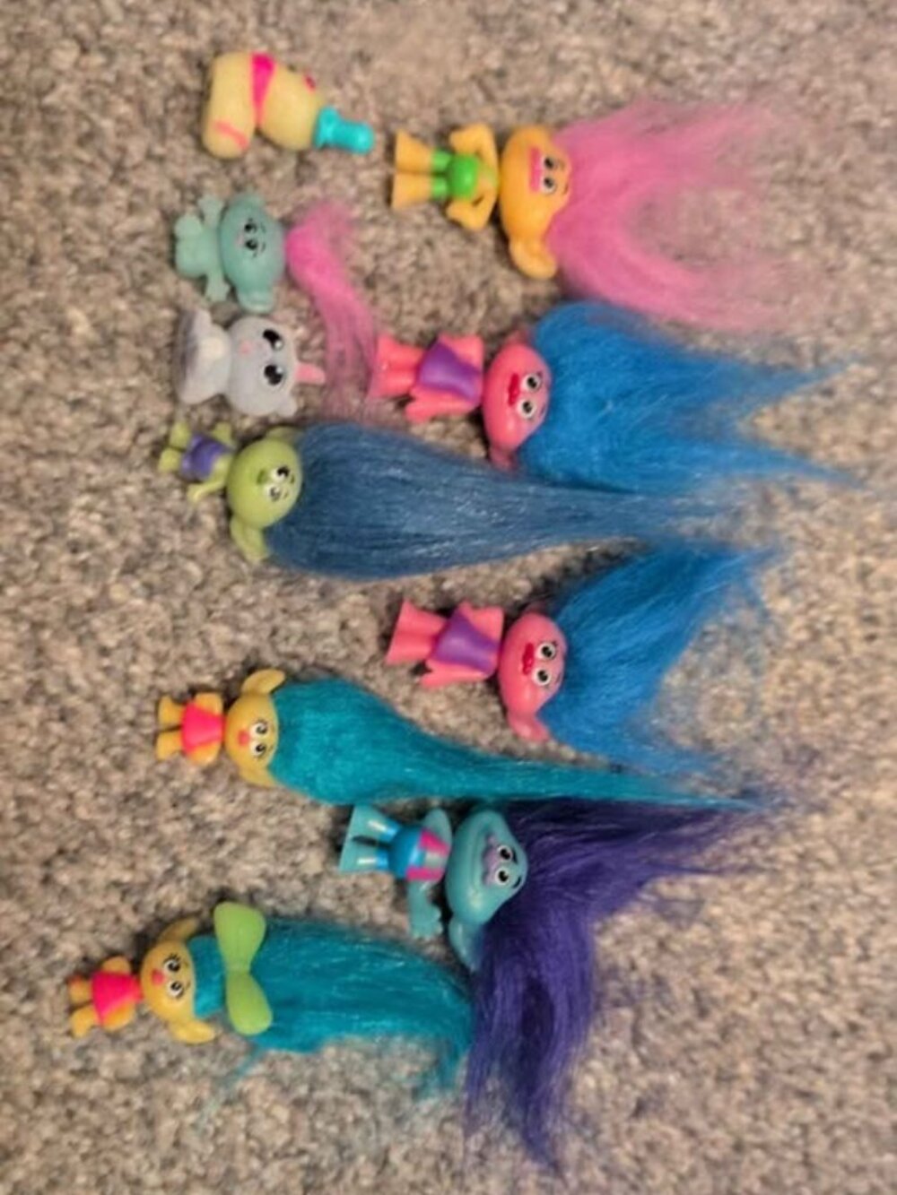 Trolls mini play set toys